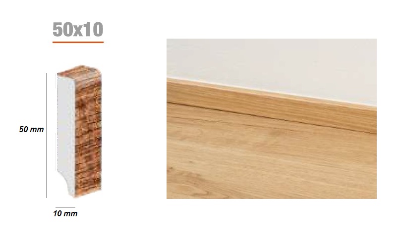 Battiscopa in PVC SPC-BAT